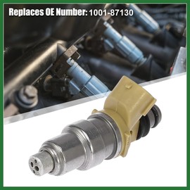 Motoforti 1001-87130 Auto Fuel Injector Nozzle Replacement 2 Pins Plastic Metal for Arctic Cat ZL 600 EFI 2000 Long-lasting