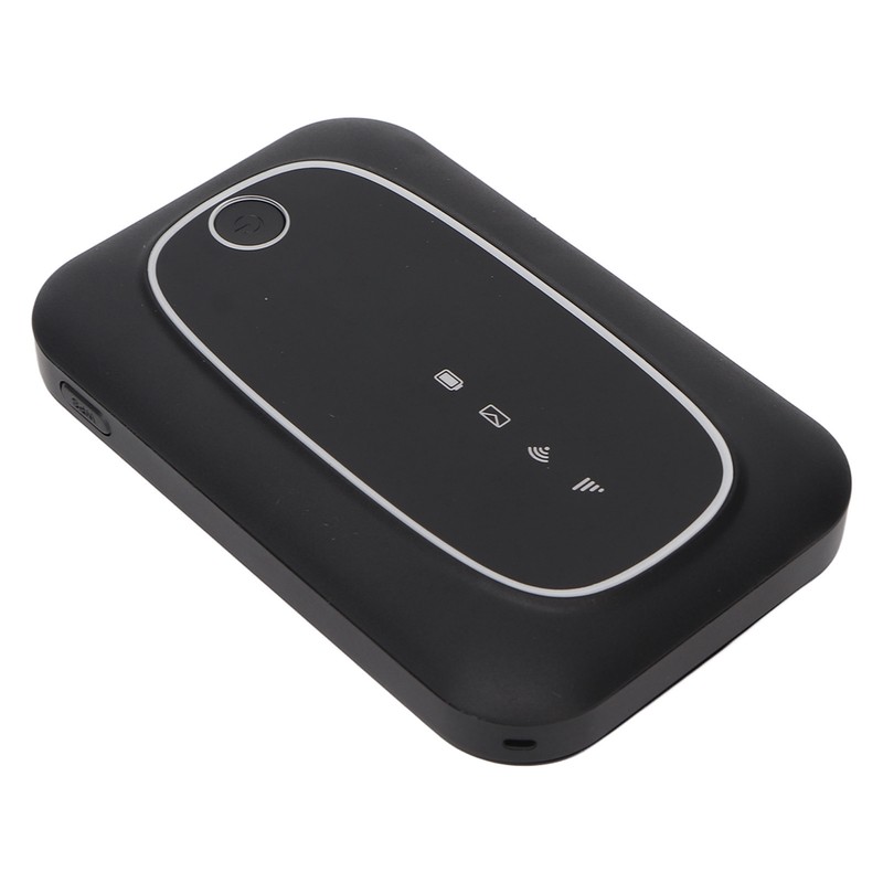 WiFi Hotspot 2000mAh Battery Compact Portable Black 4G SIM Card