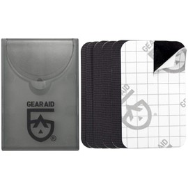 GEAR AID Tenacious Tape Mini Patches for Down Jacket Repair, Black 1.5”x2.5”