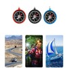 Taicols Pack of 6 Mini Compass for Survival Camping Navigation