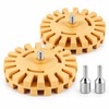 2 Pack 3.49in Car Adhesive Remover Wheel for Auto Detailing