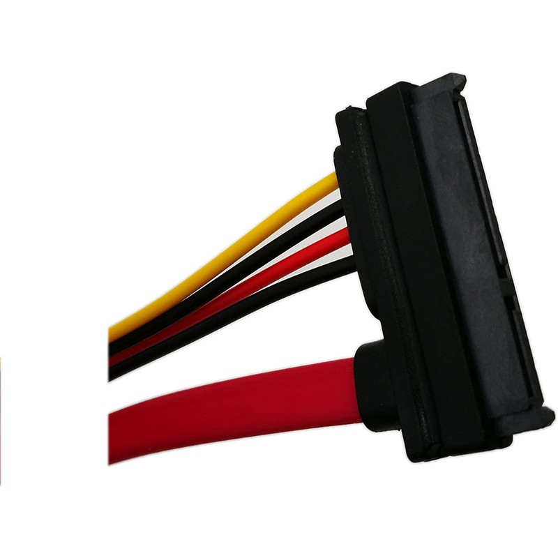 zdyCGTime 15-Inch SATA Serial ATA Data and Power Combo Cable(SATA22Pin