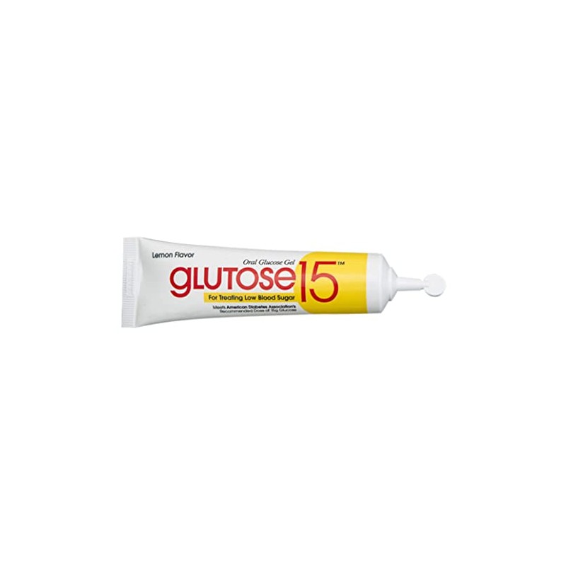 Glutose 15 Lemon Flavour Oral Glucose Gel 15 g