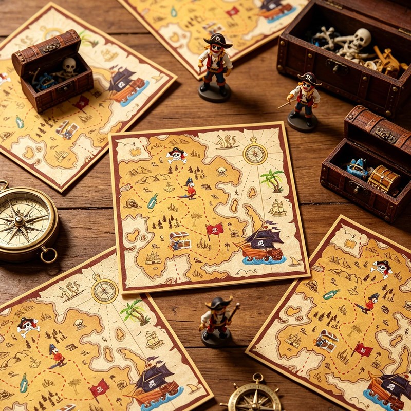 Yomover Pirata - Tovaglioli di carta per feste dei pirati