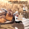 DOERDO DD Resin Chef Toothpick Holder, Toothpick Dispenser Chef Statue