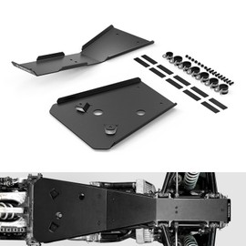 NICECNC Frame Engine Skid Glide Plate Compatible with Honda TRX450R 2010-2014,TRX450R Kick Start 2006-2009 2012 Black,Replacement for 50360-HP1-600