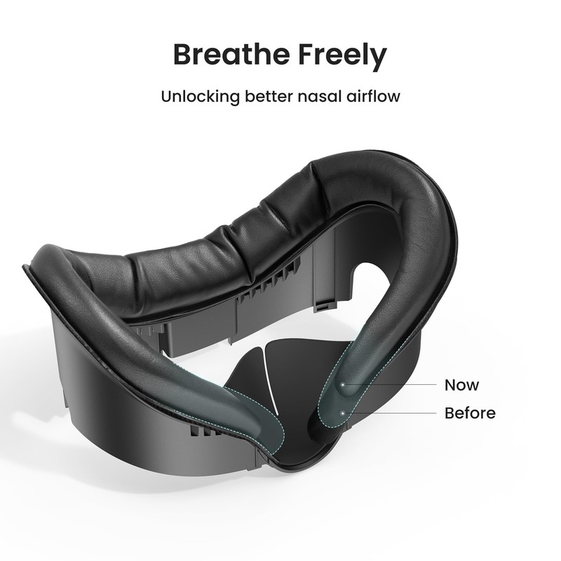 KIWI design V3 Facial Interface, Face Pad Compatible with Meta