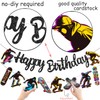 Skateboard Birthday Banners Skateboard Birthday Party Supplies 2Pcs Skateboard Themed