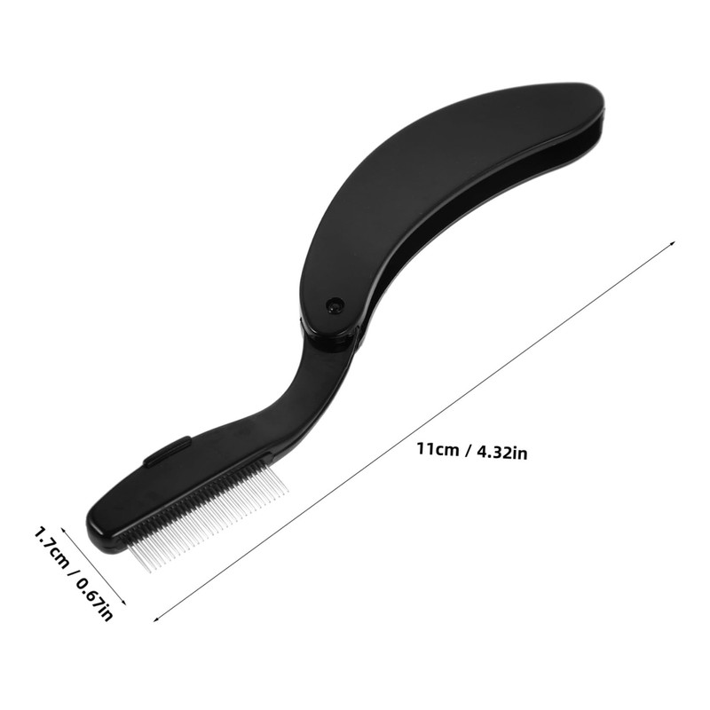 SAFIGLE Dense Lash Comb Eyebrow Brush Portable Eyelash Separating Tool