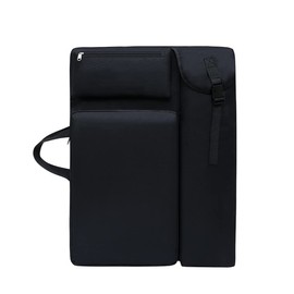 TOPOQ A2 Art Portfolio Case Large Art Backpack Art Bag for Artist 4K Art Folder Case Art Supplies Carrying Bag Art Organiser Storage Tote Bag for Sketchbook Drawing Board Shoulder Bag Portable