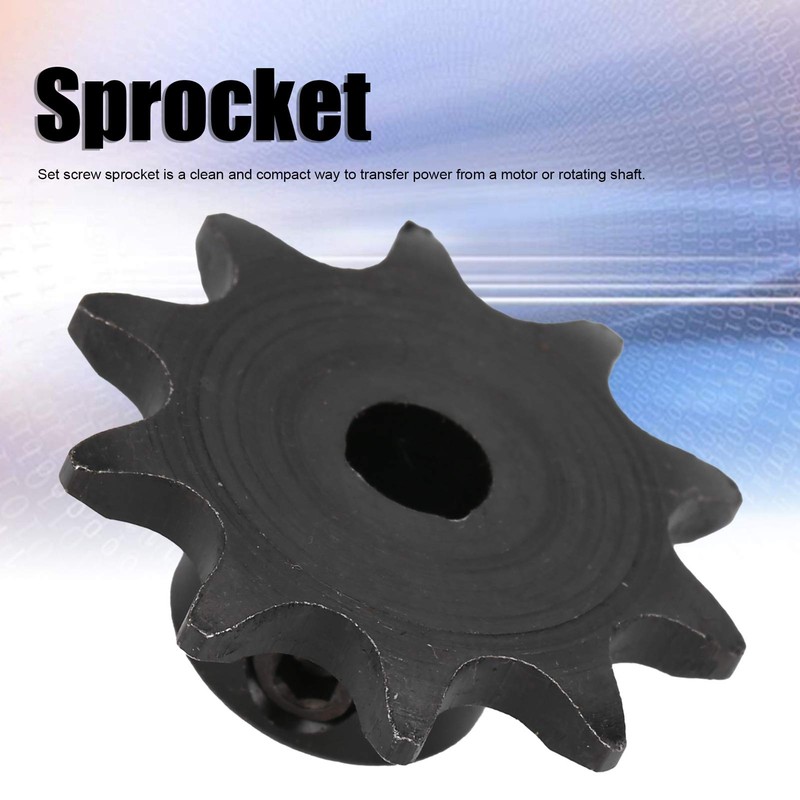 Pinion, Adjustment Screw Pinion Compact Steel 10 Teeth 6 mm
