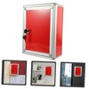 Ciieeo Mailbox Employee Suggestion Box Acrylic Aluminum Alloy Small Mailbox