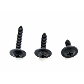 SFS Datsun Interior Trim Screws- #8 x 1/2" to 1" Long Flat Top- 75pcs (25ea)- #321