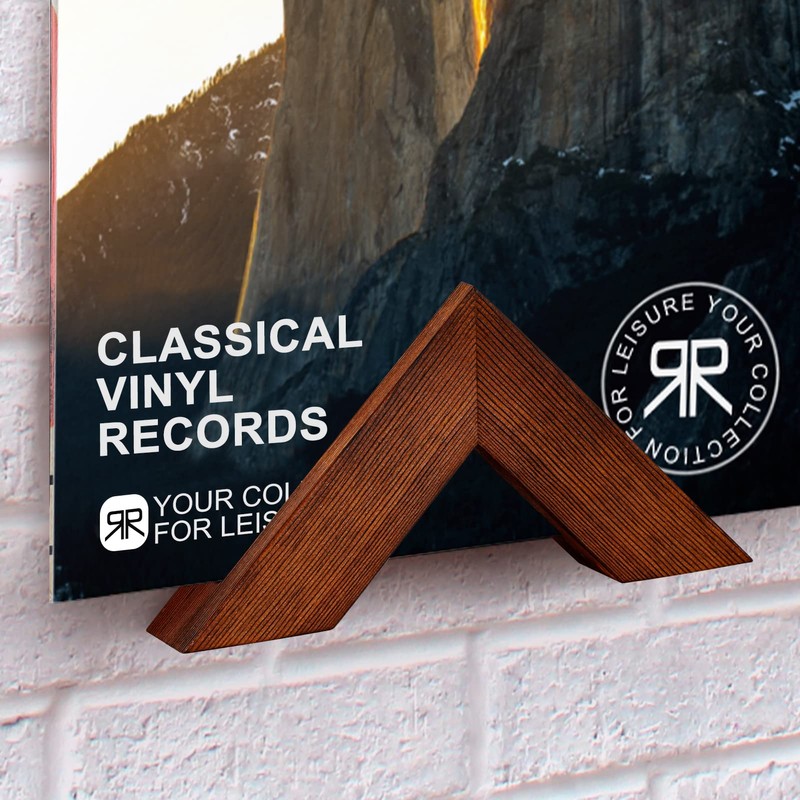 TIMCORR Vinyl Record Holder Set of 2: Vinyl Wall Mount