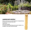 G1in Adjustable Mushroom Fountain Nozzle with Music Dynamic Landscape Effects