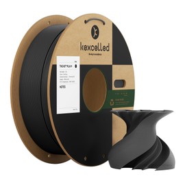 KEXCELLED Matte PLA Filament 1.75mm，Matte Ash Gray PLA 3D Printer Filament 1kg Spool (2.2lbs) with +/-0.03mm Accuracy,Upgraded Tangle-Free Winding for Most FDM Printers