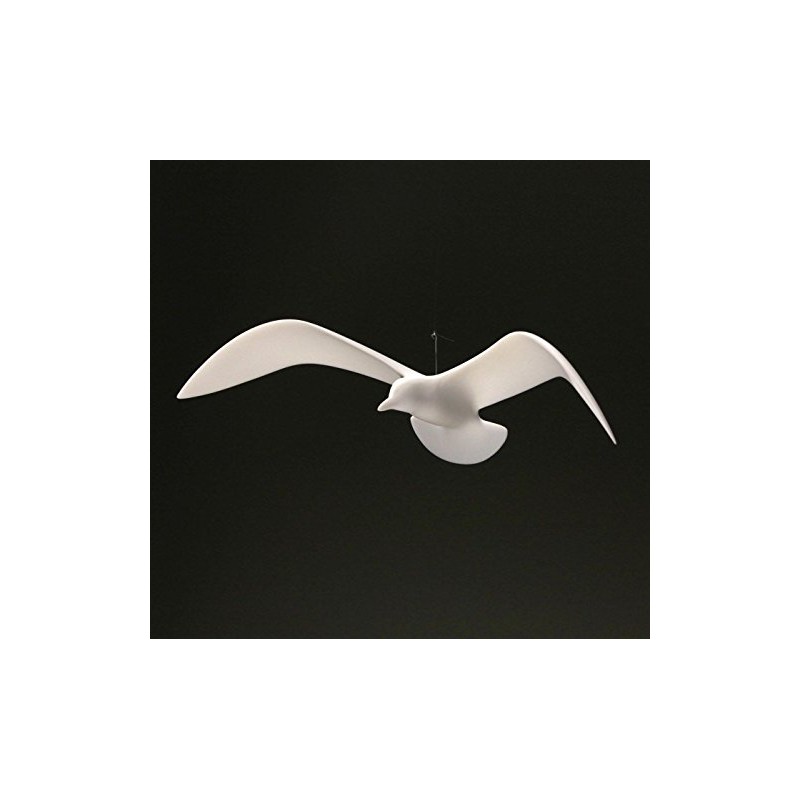Seagull Mobile Sculpture by John Perry 14in Wing-span Hovering Wings