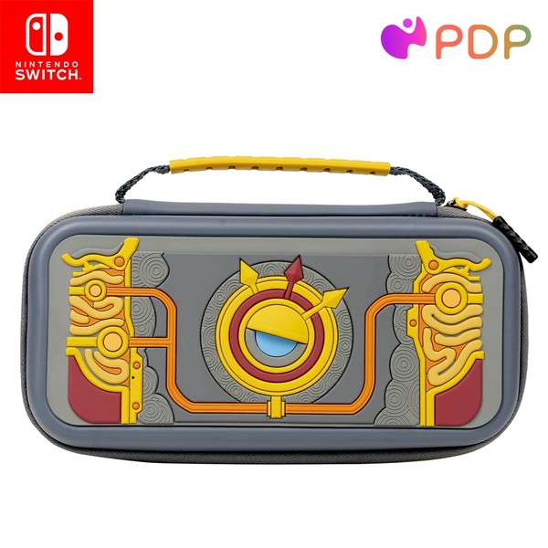 PDP Travel Case Plus Glow for Nintendo Switch/Switch Lite/Switch OLED: Legend of Zelda Tears of The Kingdom Purah Pad 3D
