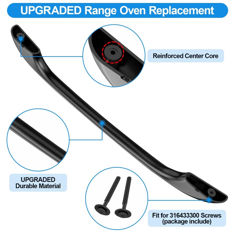 Upgraded 5304458312 Oven Door Handle Replacement Compatible with Kenmore Electrolux
