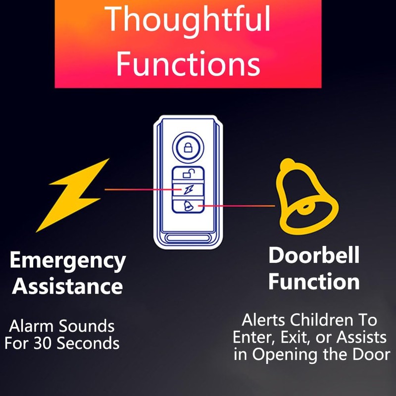 Home Security Sensor Wireless Door Alarm 108dB Loud Anti-theft Window