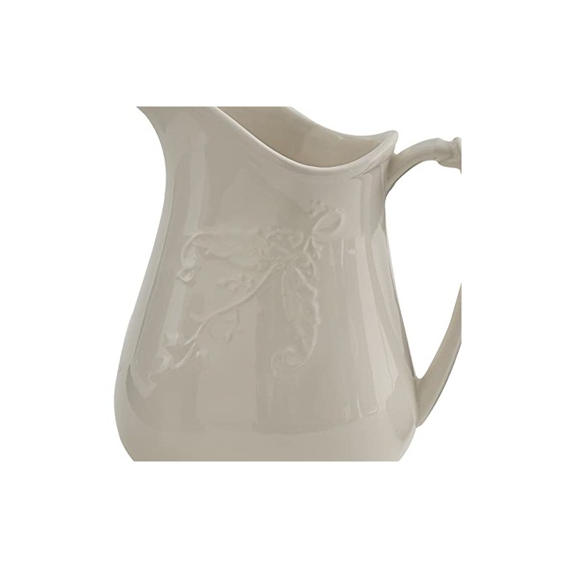 Park Designs Stoneware Lily Of The Valley Pitcher