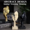 prosfalt 3 Pcs Thinker Statue,Modern Home Resin Sculptures,Collectible Figurines for
