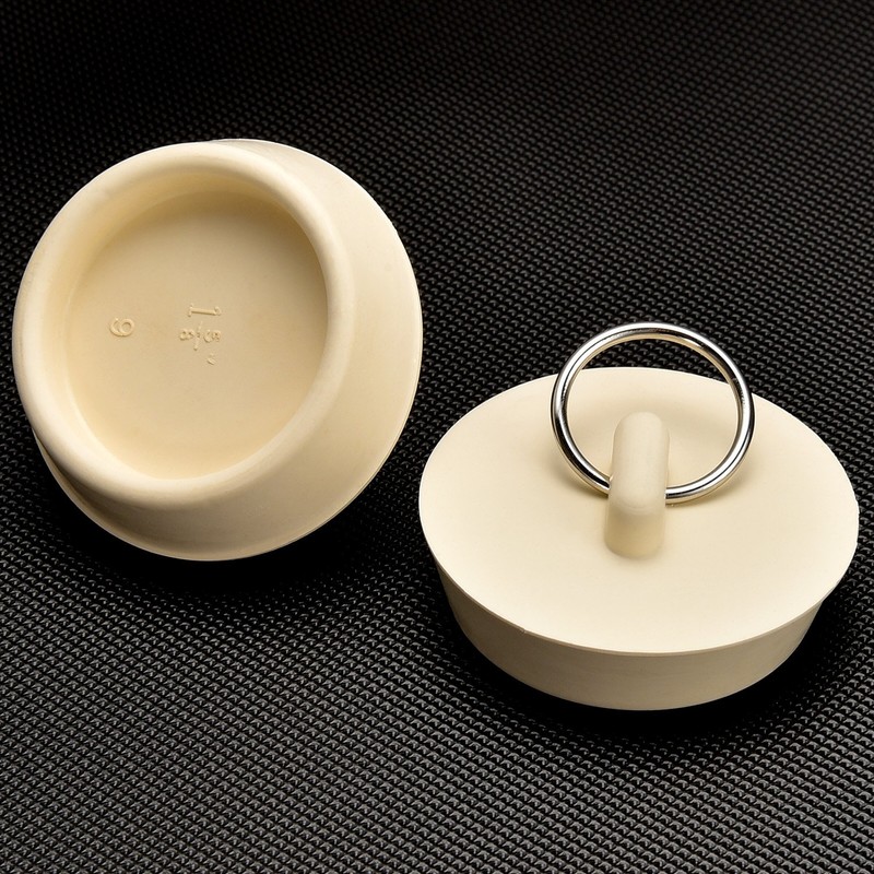 Hestya 4 Pieces Rubber Drain Stopper Set Bathtub Sink Stopper
