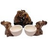 Big Elephant Set Salt/Pepper 2 pieces plus 2 Eggcups total