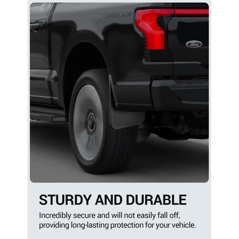 Ecarzo Mud Flaps for F150 Lightning Accessories 2022 2023 2024