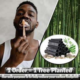 paeyaer 20 Count Bamboo Toothbrushes (Soft+Medium), Natural Wood Toothbrush Bulk, Eco-Friendly, BPA Free, Biodegradable & Compostable Charcoal Wooden - Reusable Travel Toothbrushes