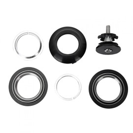 Kuuleyn Mountain Bike Head Tube Aluminium Alloy Bearing Headset Diameter 28.6 mm Without Threaded Rod Sealed Bearing Head Shell for Inner Diameter 44 mm Frame Black