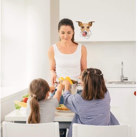 Winston & Bear Thirsty Jack RussellDog Wall Decals - 2 Pack - Jack Dog Toilet Sticker – 3D Dog Car Window and Bumper Sticker - Retail Packaged Jack Russell Lover Gifts