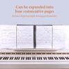 A4 Sheet Music Folder, 4 Page Expand, Writable Choir Folder,