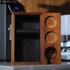 KNODOS 51mm Espresso Knock Box and Tamping Station – Walnut