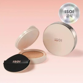Isoi [24%]아이소이 스킨케어 비건 쿠션 SPF38 PA++21호(본품+리필) Isoi Skincare Vegan Cushion SPF38 PA++ #21 (Refillable)