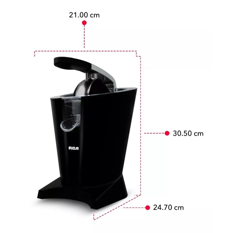 Rca Exprimidor De Cítricos Eléctrico Con Palanca Rc-619 Color Negro
