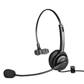Executive Pro Overture | Premium Noise-Canceling Corded USB Headset for Computer | Works with Mac and PC - Skype, Teams, and Zoom Headset | Office Headset with Microphone for PC