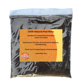 Premium Sphagnum Moss for Plants - 100% Organic Peat Moss, and Plant Soil Blend | Ideal Indoor Potting Soil for House Plants. 16 Quart