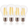 FLSNT 100W Equivalent A19 LED Light Bulbs, Efficient 12W, 1600Lumens,