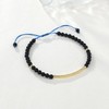 KELITCH Obsidian Beaded Bracelets For Men Women Hand Braided Strand