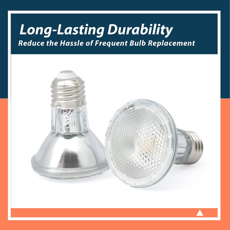 Lisnhlin 2 Pack PAR20 7W Range Hood Bulbs E26 120V