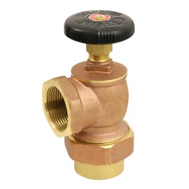 Midline Valve 6I365 Steam Radiator Converter Valve; Air Vent Temperature Control; 1-1/4 in. Fem Union x FIP; Brass