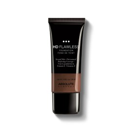 Absolute New York HD Flawless Fluid Foundation, Lightweight and Buildable, Water-Based Liquid Foundation, Healthy Radiance To The Skin (AHDF11 Fudge, .95 fl oz)