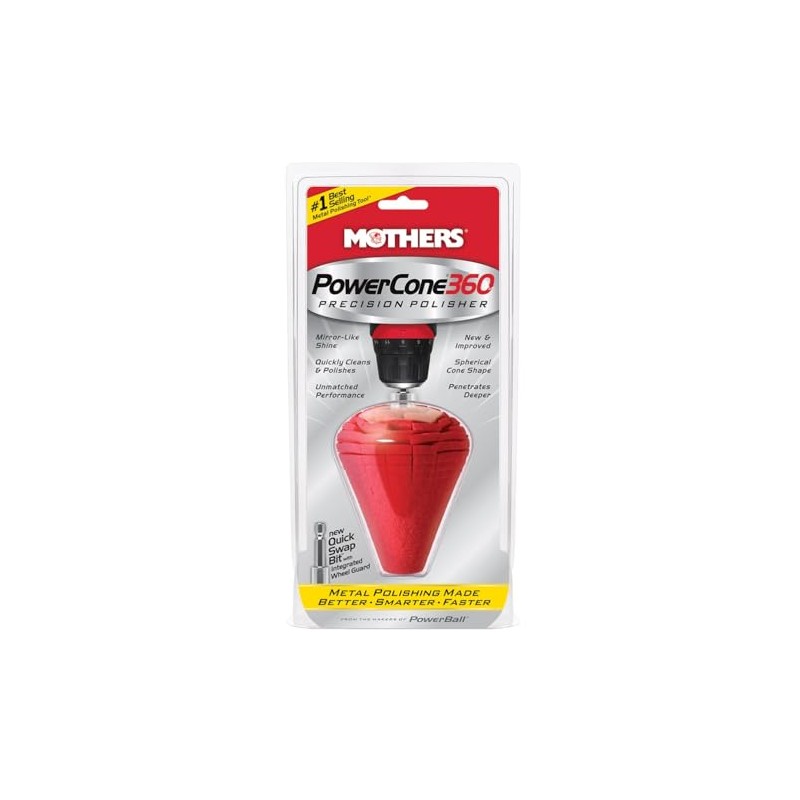 Mothers MT-05146 Power Cone Polishing Sponge for Attaching to Electric