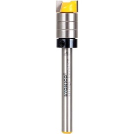 Yonico Flush Trim Router Bit Extra Long Reach 1/2-Inch 1/4-Inch Shank 14178QL