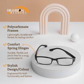 TruVision Readers - 9501HP - 4 pk - 2Blk 2Tort - 1.00