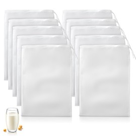10PCS Cheese Cloths for Straining, Muslin Cloths for Cooking Nut Milk Bag Reusable Cheesecloth Bags Strainer Bag 11.8" X 7.8"