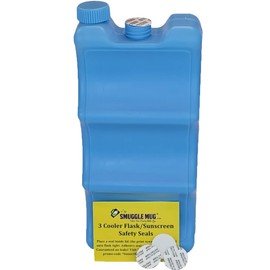 Hidden Alcohol Flask By Smuggle Mug | Ice Box Can Cooler Design | Disguised Container for Liquor | Concealed Bottle to Hide Booze | Cruise Containers for Travel