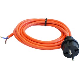 Schwabe 70917 construction site cable roll, 5 m, H07BQ-F, 2x1.5 core, IP44, Orange