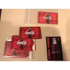 Discount X/MAS SPECIAL 3 Mint Cocacola Discount Cards 96/98 Black & Red USA Philippines